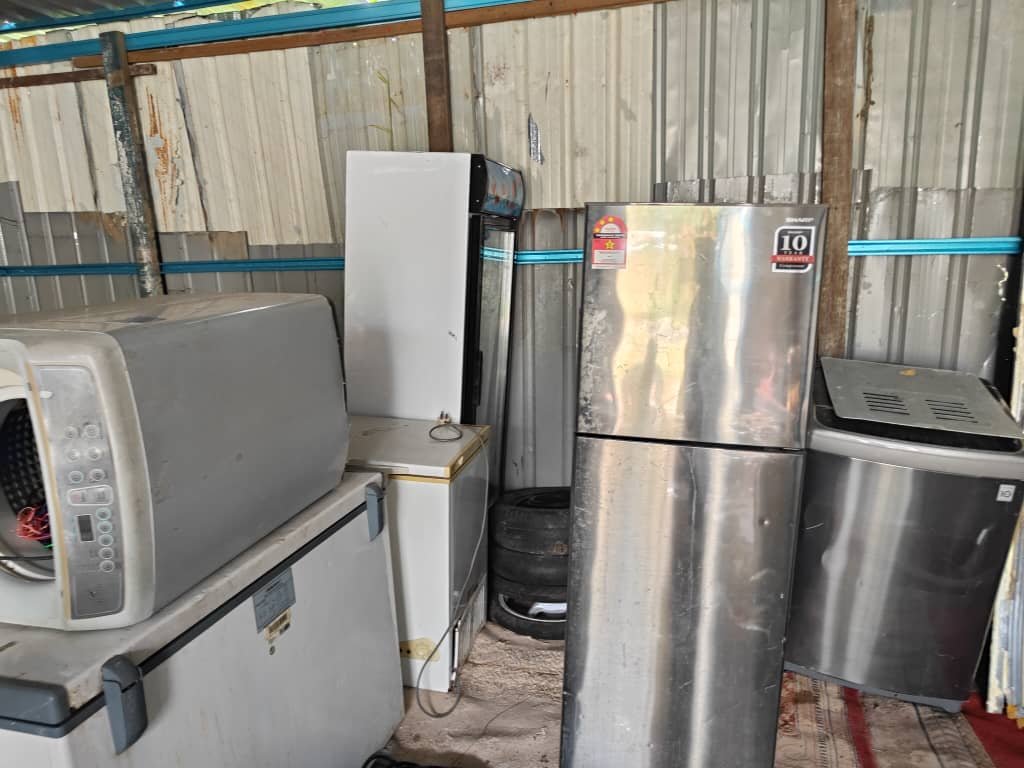 Calibrated weighbridge scale for scrap metal